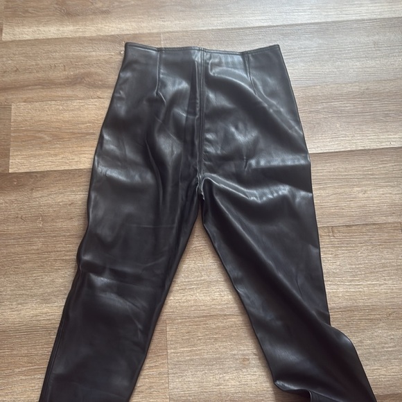 Free People We The Free Faux Leather Pants - Picture 9 of 9